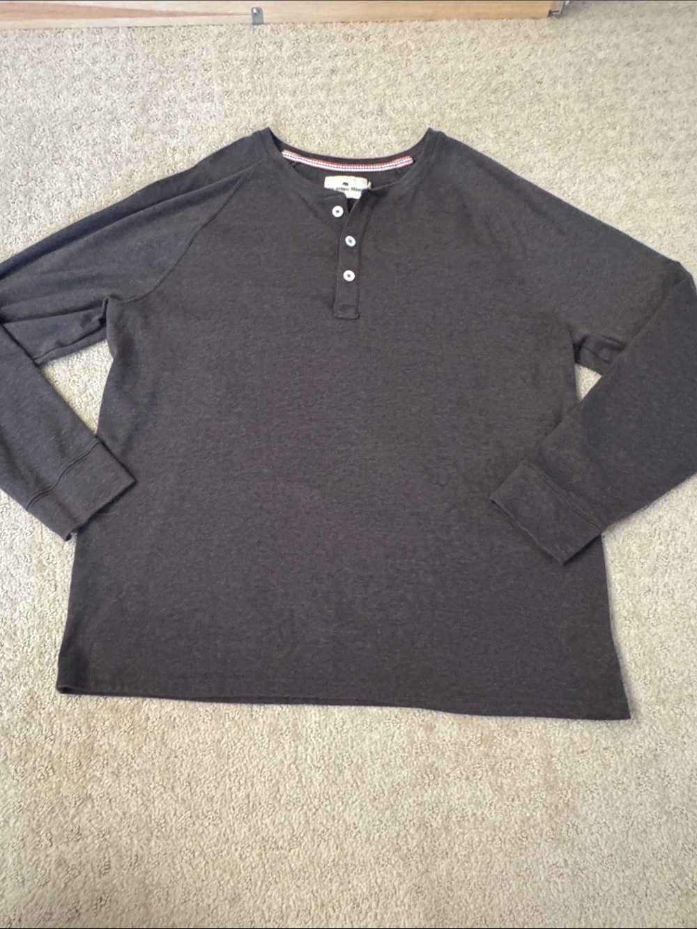 The Normal Brand Men's Long Sleeve Puremeso Everyday Henley